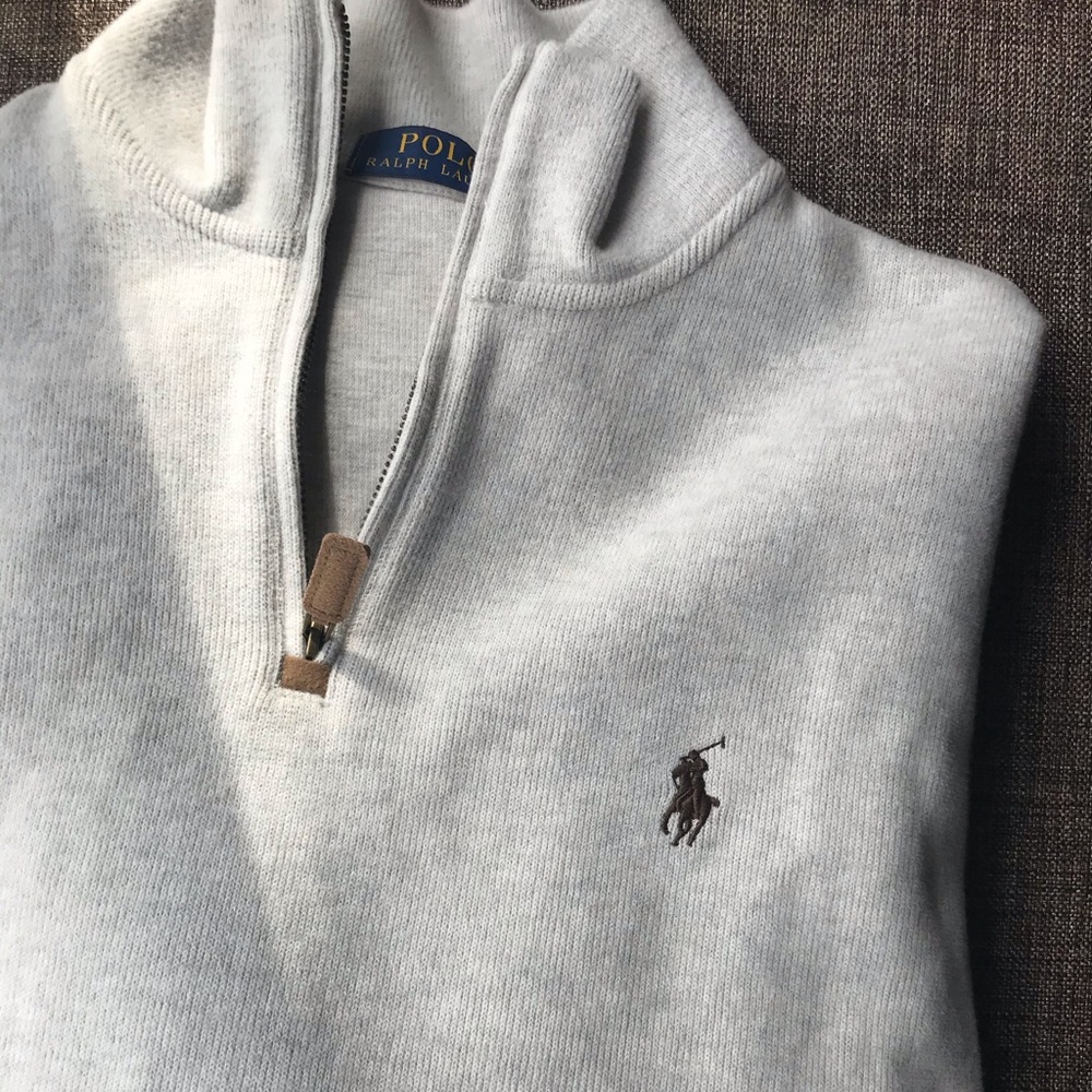 NWOT Beige/Cream half zip sweater - Size M